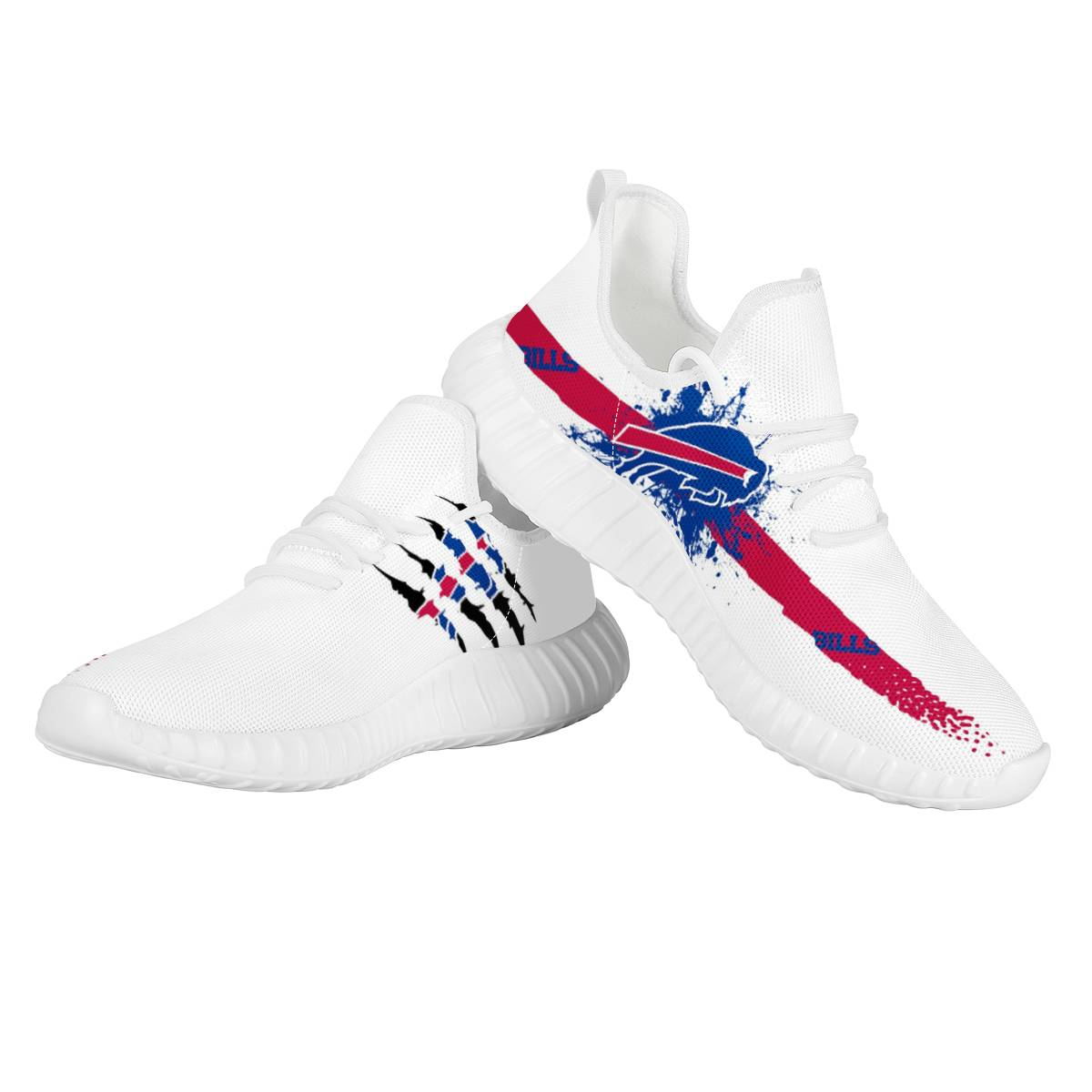 Men's Buffalo Bills Mesh Knit Sneakers/Shoes 006